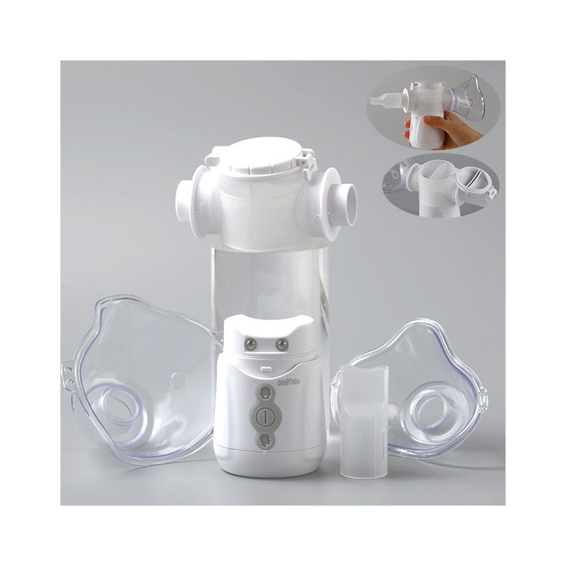 Asthma Mesh Nebulizer دستی قابل حمل دو کاناله بدون انسداد 2μm - 3μm