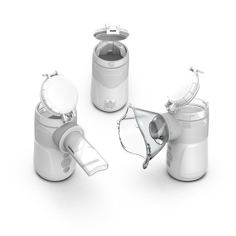 نبولایزر خانگی قابل حمل سرد سرفه کودکان 0.35 میلی لیتر در دقیقه باتری قابل جابجایی USB DC