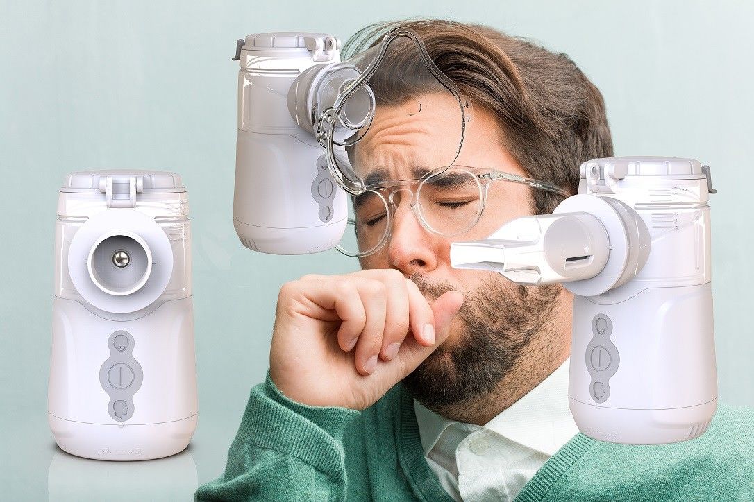 نبولایزر قابل حمل با سطح نویز ≤40dB و اندازه ذرات ≤3.8μm
