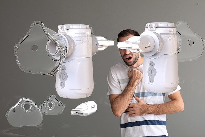 دستگاه سرفه با اندازه ذرات ≤4μm و ظرفیت باتری 7 روز