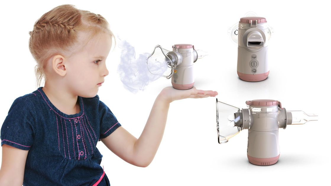 DC Power Type-c USB Mesh Inhaler Nebulizer 40dB کم سر و صدا ماسک دهان