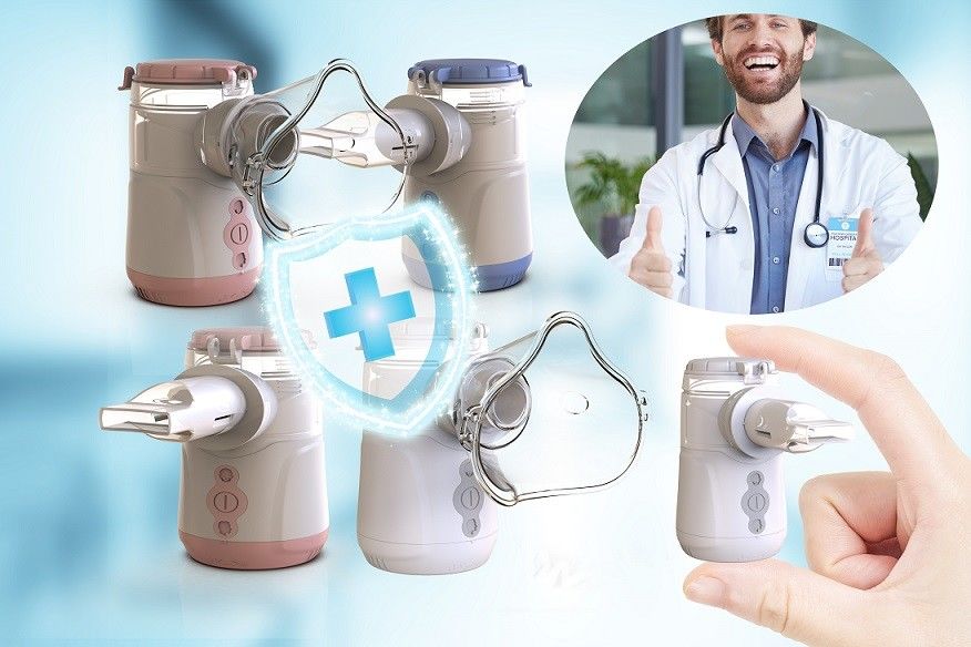 نوبولیزر ارتعاش قابل حمل 1-5μm با خاموش شدن خودکار و مه متراکم