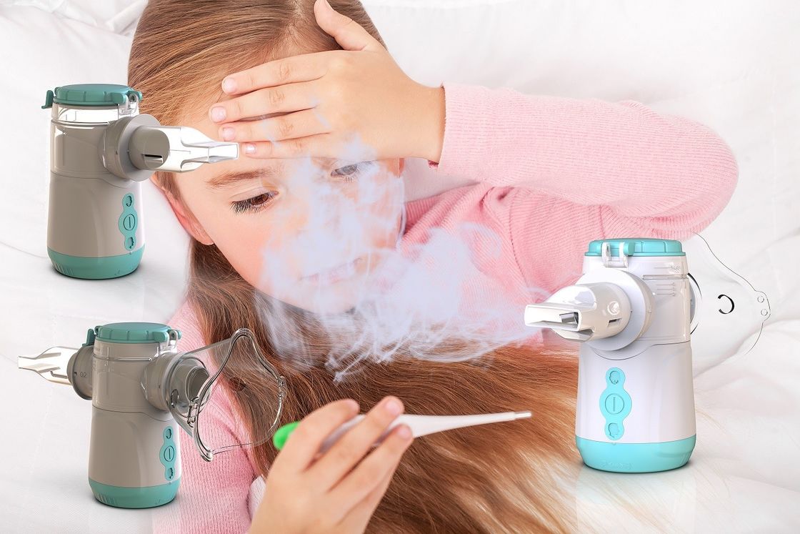 حجم ذرات نوبولیزر میش لرزان 1-5μm پزشکی و قابل حمل ضد شکستن بدون باقیمانده بدون انسداد